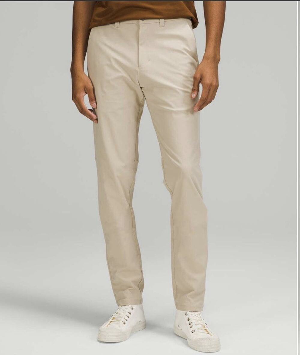Lululemon Commission Pant Slim Warpstreme 31" x 32" Trench Beige Business Casual